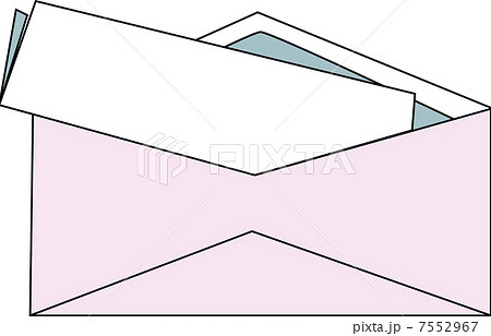 手紙の枠のイラスト素材