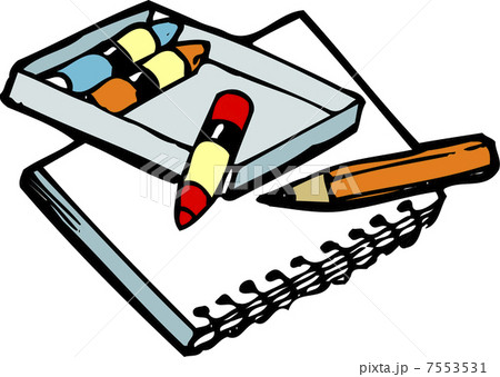 クレヨンとスケッチブック 7553531