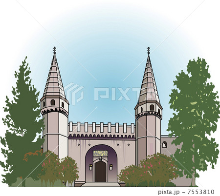 トプカプ宮殿のイラスト素材