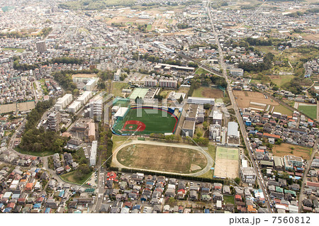 日本大学生産工学部実籾キャンパスを空撮の写真素材 7560812 Pixta