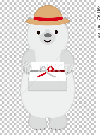 お中元と白くま お中元と白くま 7561696