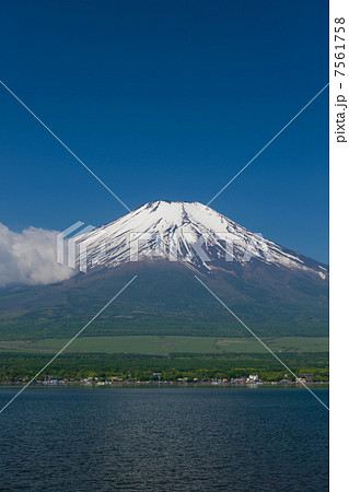 山中湖からみた富士山 7561758