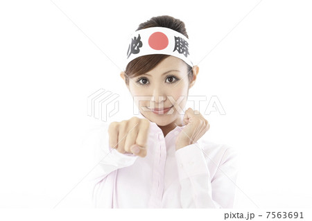 ビジネスウーマン,白バック 7563691