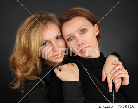 Mother with the daughter Mother with the daughter 7568316