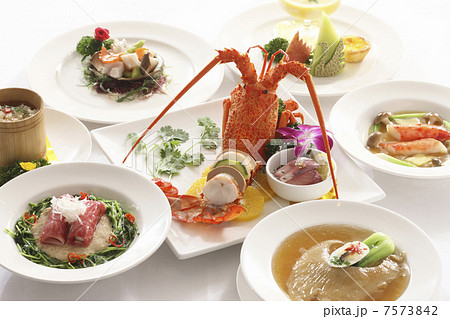 海老料理とフルコース 7573842