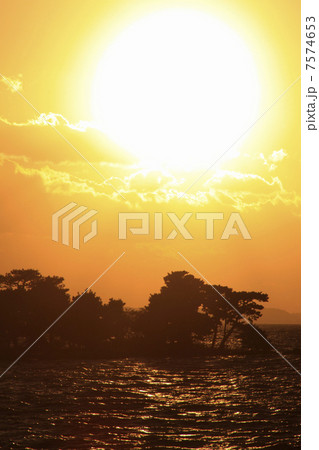 宍道湖の夕日 7574653