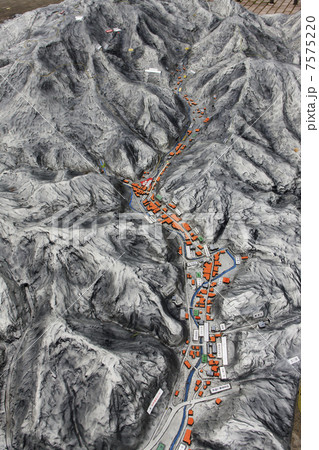 岩見銀山の模型 7575220