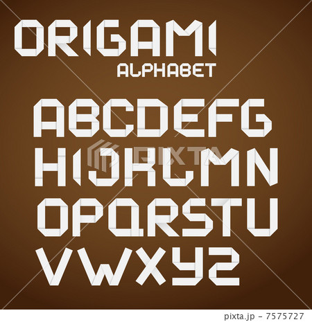 origami alphabet