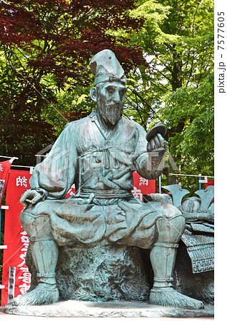 斎藤実盛の像（聖天山 歓喜院長楽寺／埼玉県熊谷市妻沼） 7577605