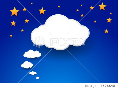 Cloud as a giant speech-bubble 7578848