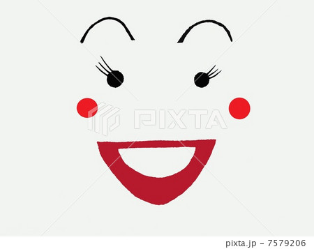 イラスト　顔 7579206
