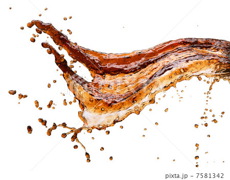 Cola splash isolated Cola splash isolated 7581342