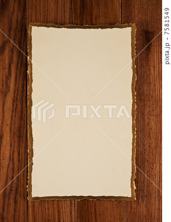old paper on wood board old paper on wood board 7581549