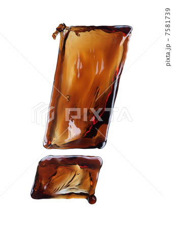 Cola splash letter 7581739