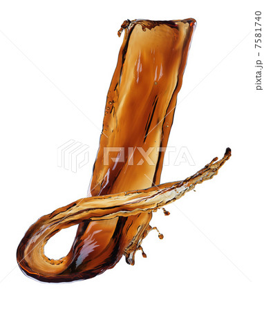 Cola splash letter 7581740