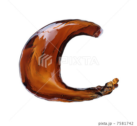 Cola splash letter 7581742
