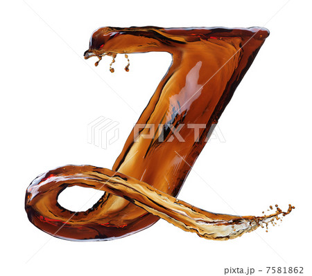 Cola splash letter 7581862