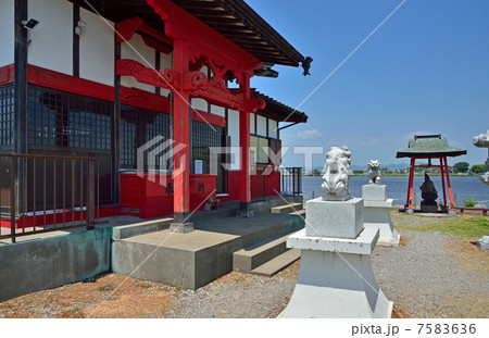 多々良沼散歩・社殿　浮島弁財天 7583636