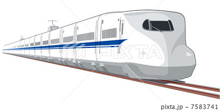 新幹線 N700系 のイラスト素材