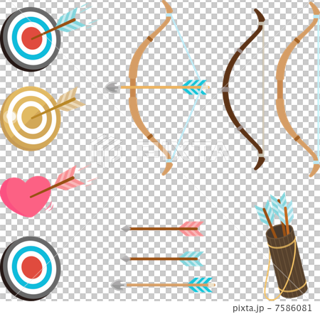 弓矢と的 弓矢と的 7586081