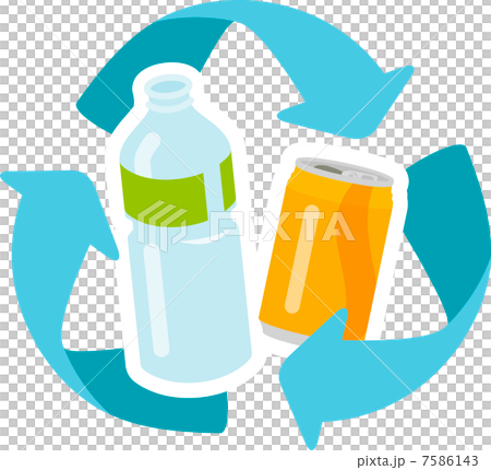 回收PET瓶和罐 7586143