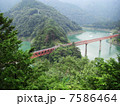 大井川鉄道 奥大井湖上駅風景 7586464