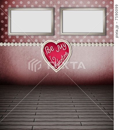 Valentines day greeting card template 7590099