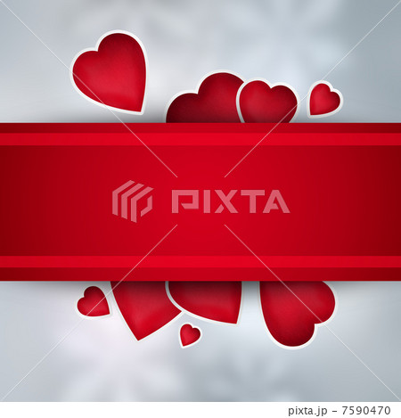 Valentines background with copyspace 7590470