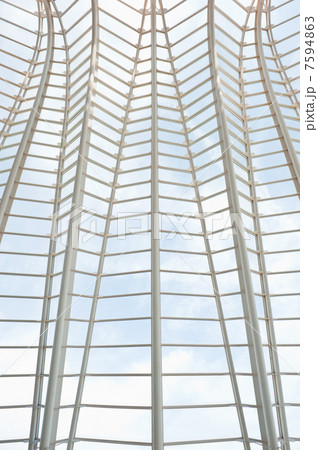 VALENCIA, SPAIN - SEPTEMBER 17: Beautiful glass and metal archit VALENCIA, SPAIN - SEPTEMBER 17: Beautiful glass and metal archit 7594863