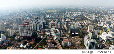 Beautiful view of Bangkok, Thailand From Baiyoke Sky Hotel Beautiful view of Bangkok, Thailand From Baiyoke Sky Hotel 7594874