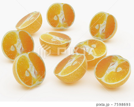 Half of orange 7598693