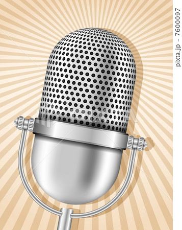 Retro Microphone 7600097