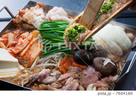 鶏肉とキムチの鍋 鶏肉とキムチの鍋 7604180