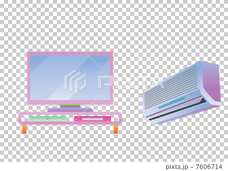 柔和的彩色家電 7606714