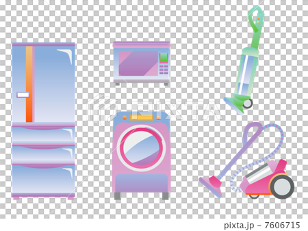 柔和的彩色家電 7606715