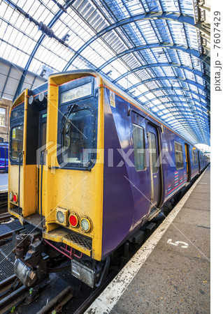 Modern train at the station 7607429