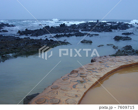 不老不死温泉　夕暮れ 7609715