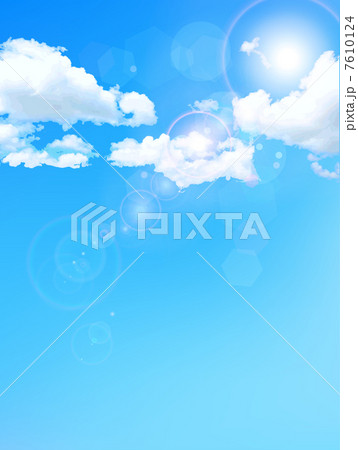 空 夏 背景のイラスト素材