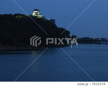 夜の犬山城 7610259