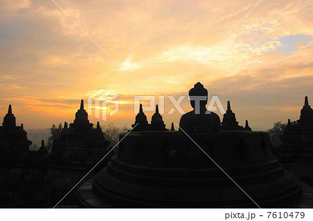 6月 ボロブドゥール寺院14世界遺産 6月 ボロブドゥール寺院14世界遺産 7610479