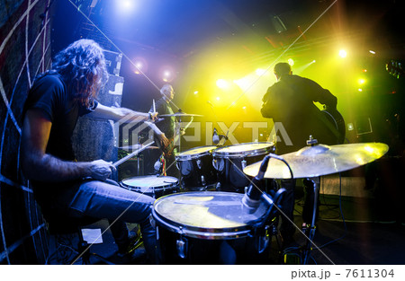 musicians play on stage musicians play on stage 7611304