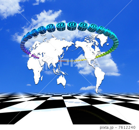 世界をめぐるデータ通信／アットマークの環 7612240