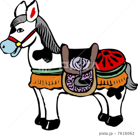 張り子馬 7616062