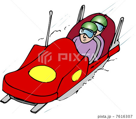 ボブスレーのイラスト素材