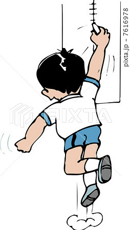 垂直とびのイラスト素材