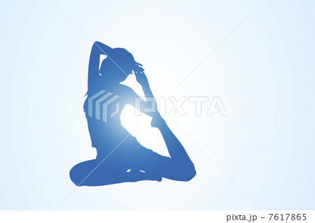 ヨガシルエット 7617865