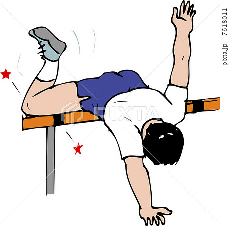 Hurdle Overturn Stock Illustration