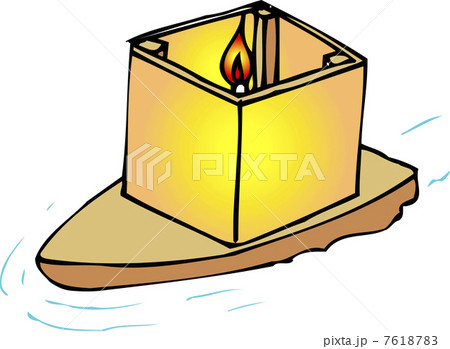 灯ろう流し 灯ろう流し 7618783