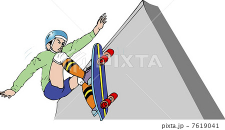 スケートボード競技 7619041