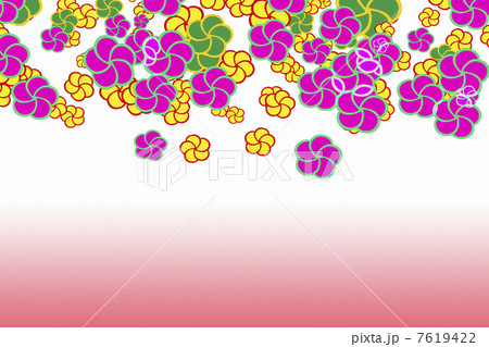 花の紋様 7619422